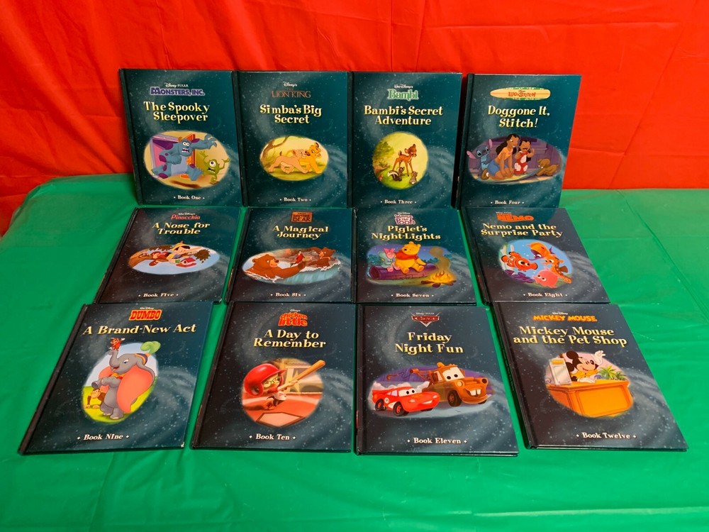 Disney Bedtime first Edition set of 12 Stories Complete Set – HB