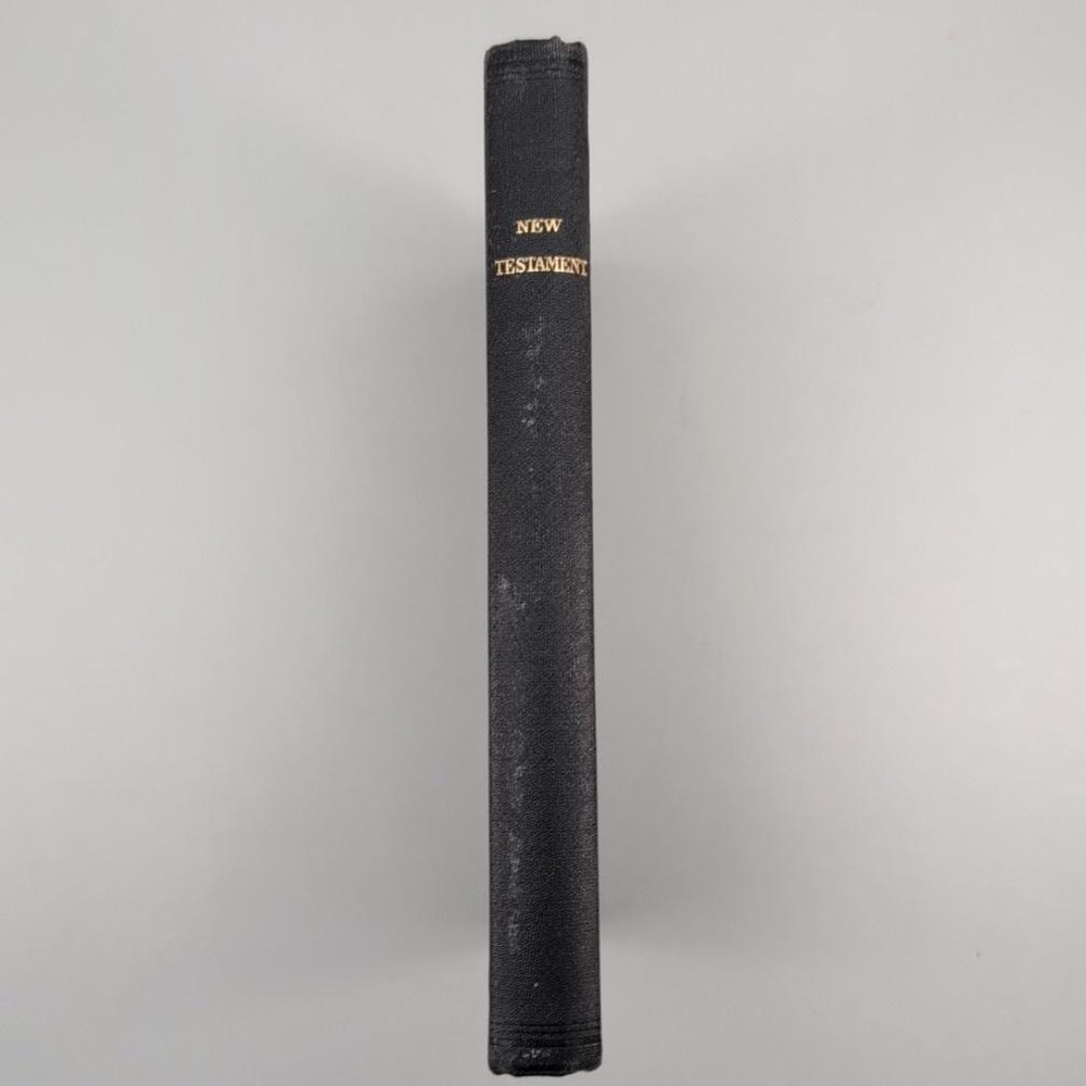 Vintage New Testament Our Lord KJV American Bible Society Hardcover Black