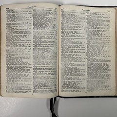 1945 Scofield Reference Bible KJV Oxford Hand Grained Morocco Leather USA Vtg