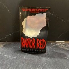 raptor red book, by robert t. bakker, 1995 Paperback