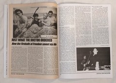 BACKFIRE Volume 3 #2 Fireballs Of Freedom ESTRUS Murder City Devils 2000 fanzine
