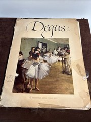 Vintage 1952 Degas 16 Full Color Prints Harry N Abrams Art Portfolio Folio
