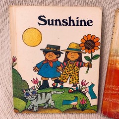 Vintage Houghton Mifflin Books Sunshine Skylights Moonbeams 1981 Elementary Lot