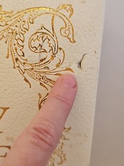 Vintage Holy Bible King James Version Family Edition 1982 White & Gold 11.5”