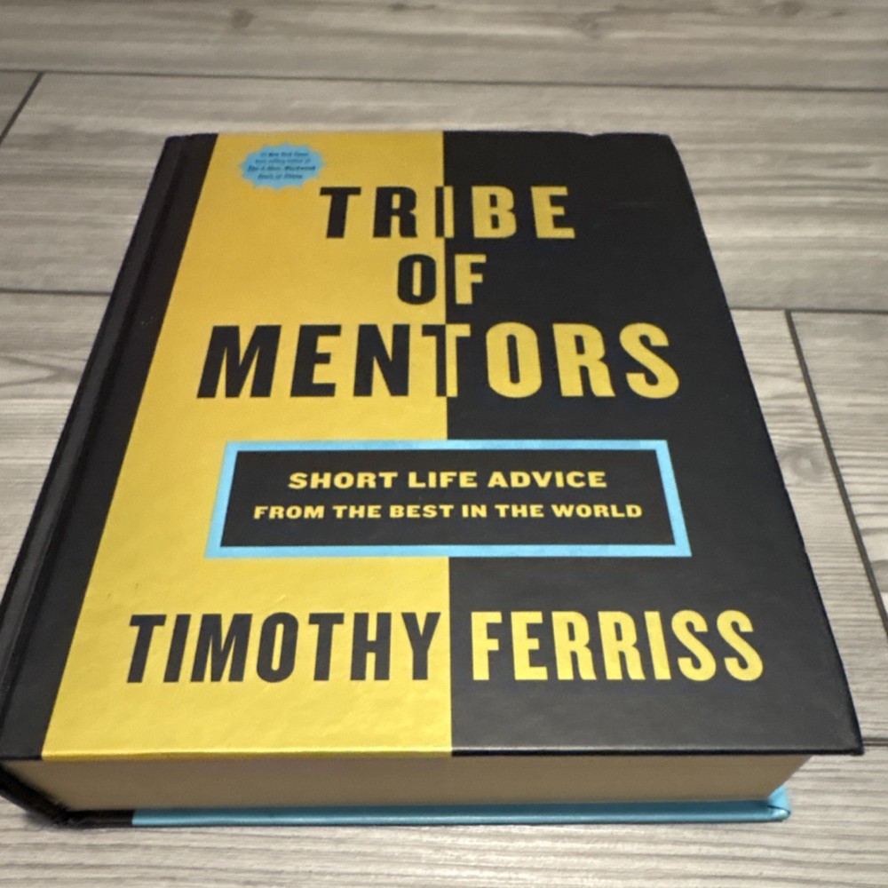 Timothy Ferriss Tribe of Mentors Hardcover Self-Help Mentoring & Coaching
