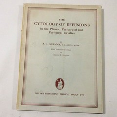 Vintage Medical Book Cancer Pathology Cytology of Effusions Spriggs Color Plates