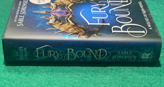 Fury Bound by Sable Sorensen SIGNED Deluxe Ltd Ed 1st/1st HC DJ 2026 Wolves Ruin