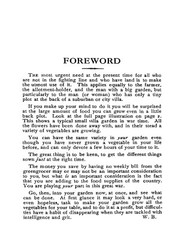 War Time Gardening How To Grow Your Own Food „1915” 62 Pages