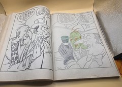 1980 Vintage Superheros 448 Page Big Big Book Coloring Activity Book Used