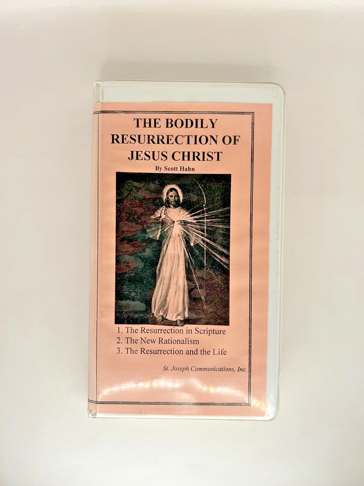 Scott Hahn Bodily Resurrection Jesus Christ 3 Cassette Set St Joseph Catholic