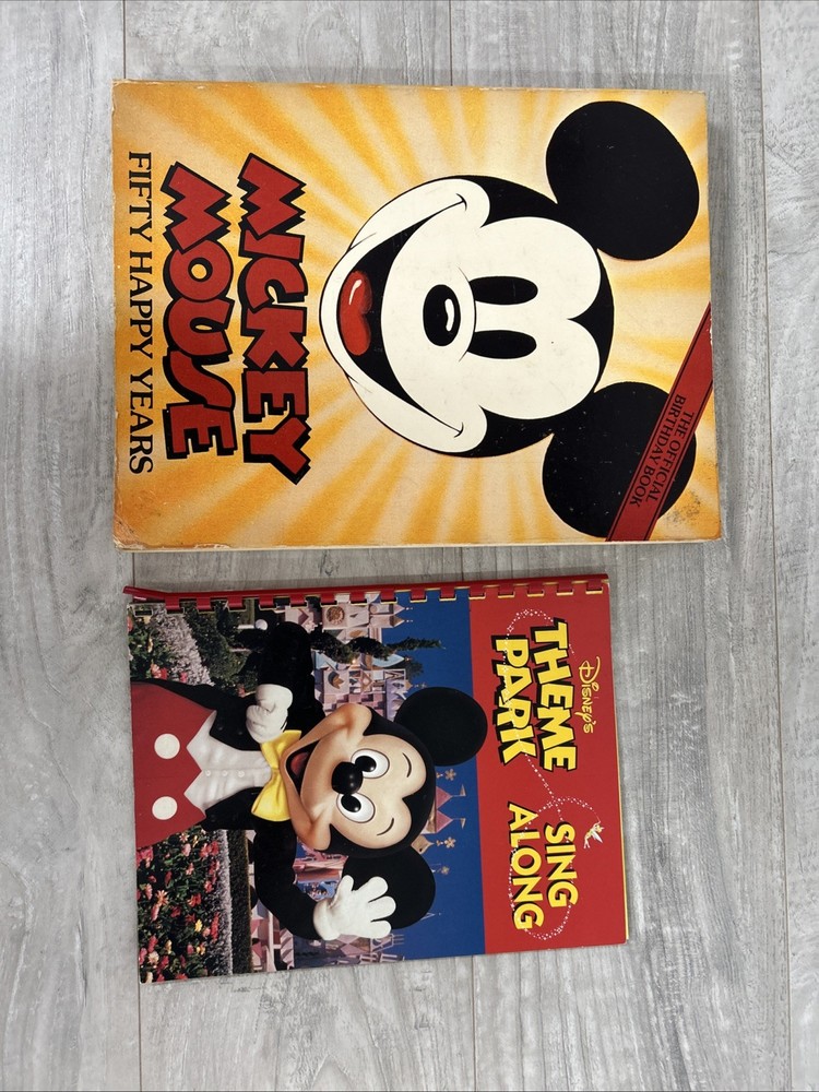 Disney’s Mickey Mouse 1977 50 Happy Years + Theme Park Sing Along A3
