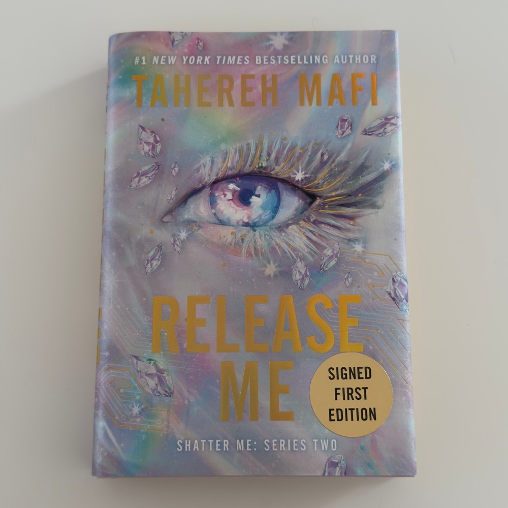 RELEASE ME Shatter Me Series Two by Tahereh Mafi SIGNED 1st/1st HC DJ 2026 YA
