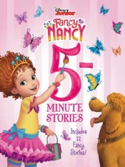 Disney Junior Fancy Nancy: 5-Minute Stories – Hardcover – GOOD