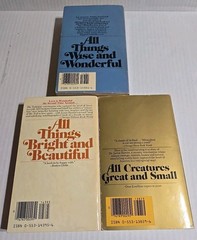 JAMES HERRIOT: All Three Lovable Bestsellers. Boxed Set Appr. 7″ x 4.5″ x 3.25″