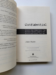 Confidential : How to Uncover Your Competitor’s Top Business Secrets Legally 1st