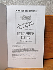A Week on Rations by Karen Wiles CR 2021 printed February 2026 paperback