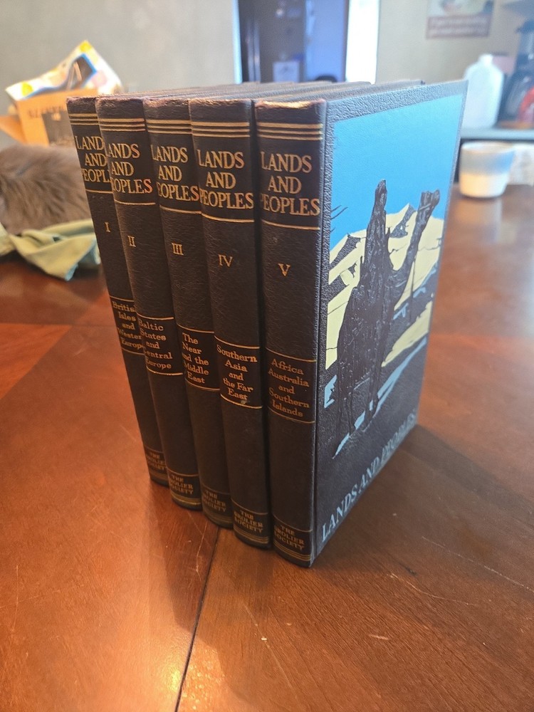 Lands and Peoples, the World in Color ~ Set Volumes 1 – 5