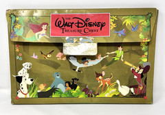 The Walt Disney-Treasure Chest ~5 Oversized Books ~1991 Vintage!