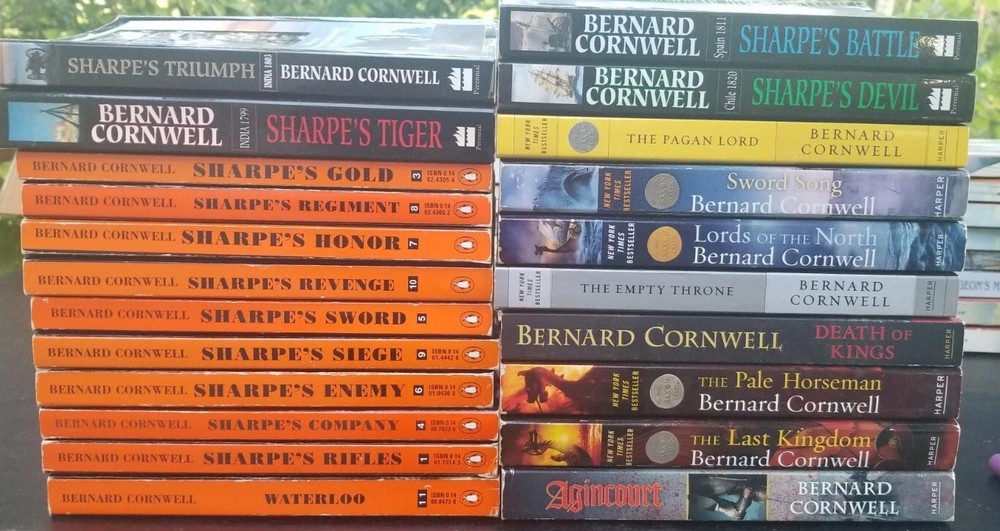 Lot Of 22 Bernard Cornwell Pb Books