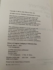 Cash Management – Corporate Strategies for Profit – 1983 – Driscoll – 1/1 – HCDJ