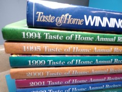 Taste of Home Annual Recipes Cookbook Lot 12 Hardcover 1990’s-2000’s