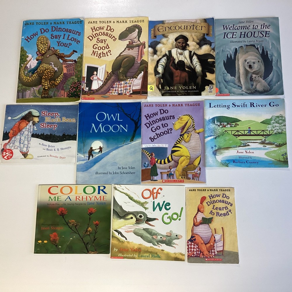 Jane Yolen Preschool Kindergarten 1st Grade Picture Children’s Story 11 Book Lot