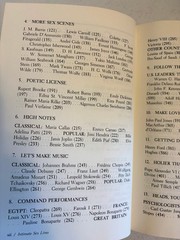 The Intimate Sex Lives of Famous People Wallace 1981 Biography Delacorte Press