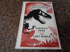 Jurassic Park & The Lost World Hardcover Leather Bound (Sealed, New) Crichton