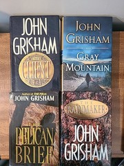 Lot Of 10 John Grisham Hardcover Books Very Good Condition 1st Editions
