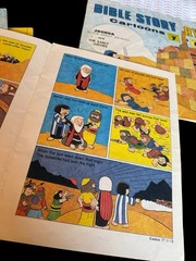 RARE Complete 16 BIBLE STORY CARTOONS by Norman E. Lynch BOX SET 1970’s 1st Ed
