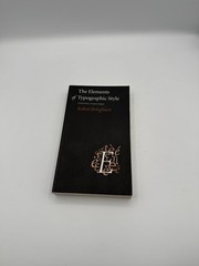 The Elements of Typographic Style, Robert Bringhurst, Good Book