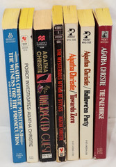 Lot of 7 Agatha Christie Books, Paperback, Mystery, Good, No Duplicates, B514