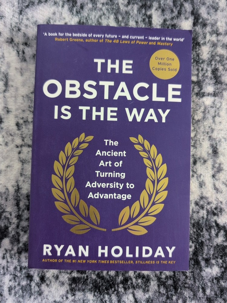 The Obstacle Is the Way Ryan Holiday Paperback Mental Wellness book