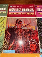 (8) EDGAR RICE BURROUGHS „TARZAN” 1963 2nd Pt PBs BALLANTINE 1-10 ( -#5,8) VG++