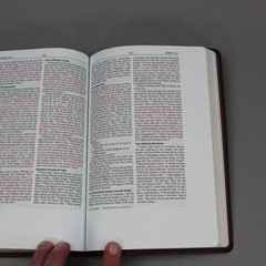 New American Standard Note-Taker’s Bible Leathersoft Vegan Leather Red Letter