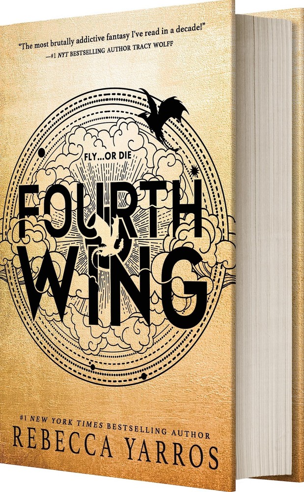 Fourth Wing (Standard Edition) (The Empyrean, 1) – hardcover Yarros, Rebecca