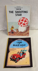 Lot of 2 PB – Tin Tin – Shooting Star & Land of Black Gold – Herge