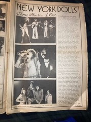 NEW YORK ROCKER MAGAZINE #2 Talking Heads RAMONES Dolls RARE David Byrne 1976