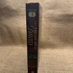 The Treasury of David Vol 3 C.H. Spurgeon Classic Reflections Wisdom Psalms HC