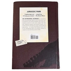 Jurassic Park Michael Crichton 2017 Books-A-Million Brown Faux Leather Book