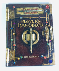 DUNGEONS & DRAGONS „PLAYER’S HANDBOOK” CORE RULEBOOK 1 (MISSING DISC) VTG D&D+++