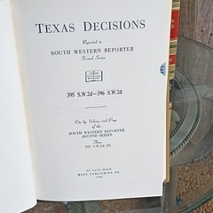 West Publishing South Western Reporter 2d 387-402 (1966) HC Texas Cases
