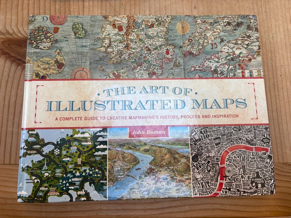 Art of Illustrated Maps by J Roman (2015, Trade Paperback) – very good condition