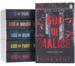 Legacy of Gods Series Dark Romance by Rina Kent: Complete 6 Books Set – PB