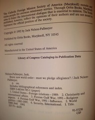 BRAVE NEW WORLD ORDER by Jack Nelson-Pallmeyer (1992, Pb) * FREE SHIPPING *