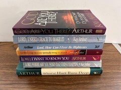 LOT 7 books Kay Arthur Christian Author Lord Where Are You I need Grace Help Me