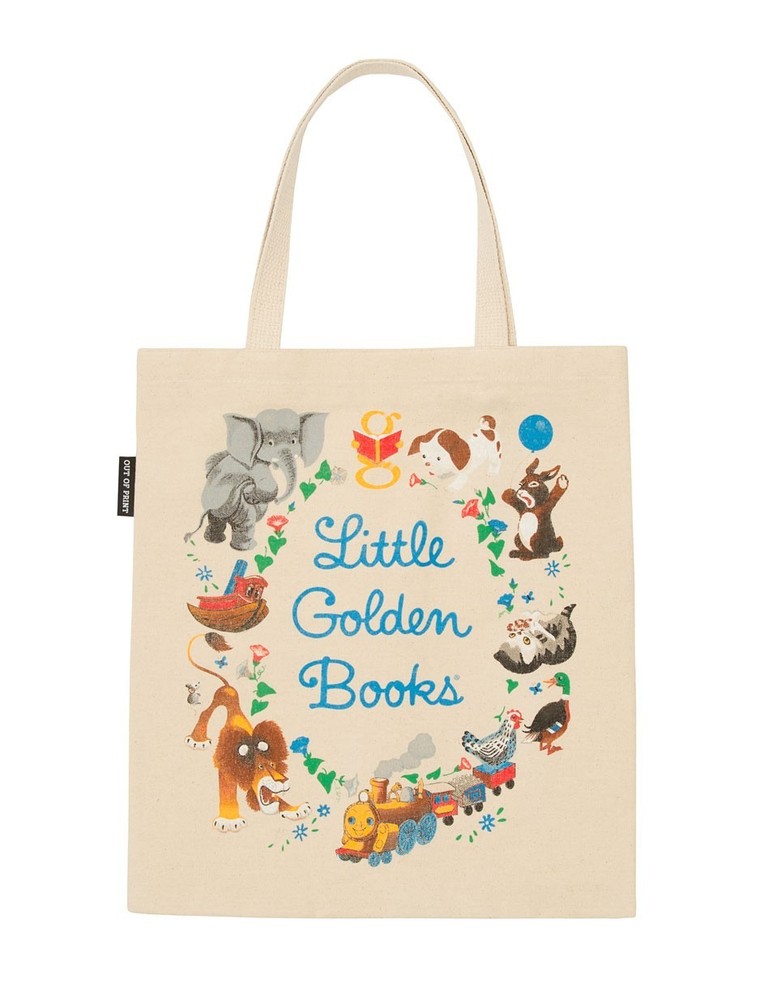 Little Golden Books Tote Bag by Out of Print 15″ W x 17″ H 100% Cotton Canvas
