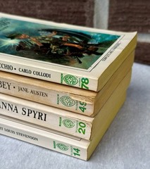 Magnum Easy Eye Books Pinocchio Heidi Treasure Island Northanger Abbey Vintage 4