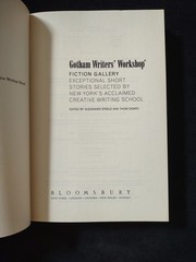 Gotham Writers Workshop Fiction Gallery Exceptional Short Stories Softcover Book