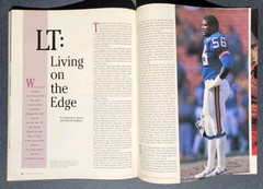 1987 Sport Magazine Lawrence TAYLOR Nebraska CORNHUSKERS Mike TYSON No Label